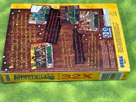Metal Head Sega 32X Complete CIB! Authentic! Good Condition tested & working !!!