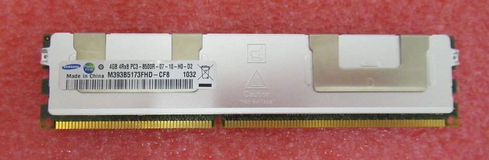 Samsung M393B5173FHD-CF8 16GB (4x4GB) PC3-8500 DDR3-1066MHz ECC CL7 240P Memory - Image 3 of 4