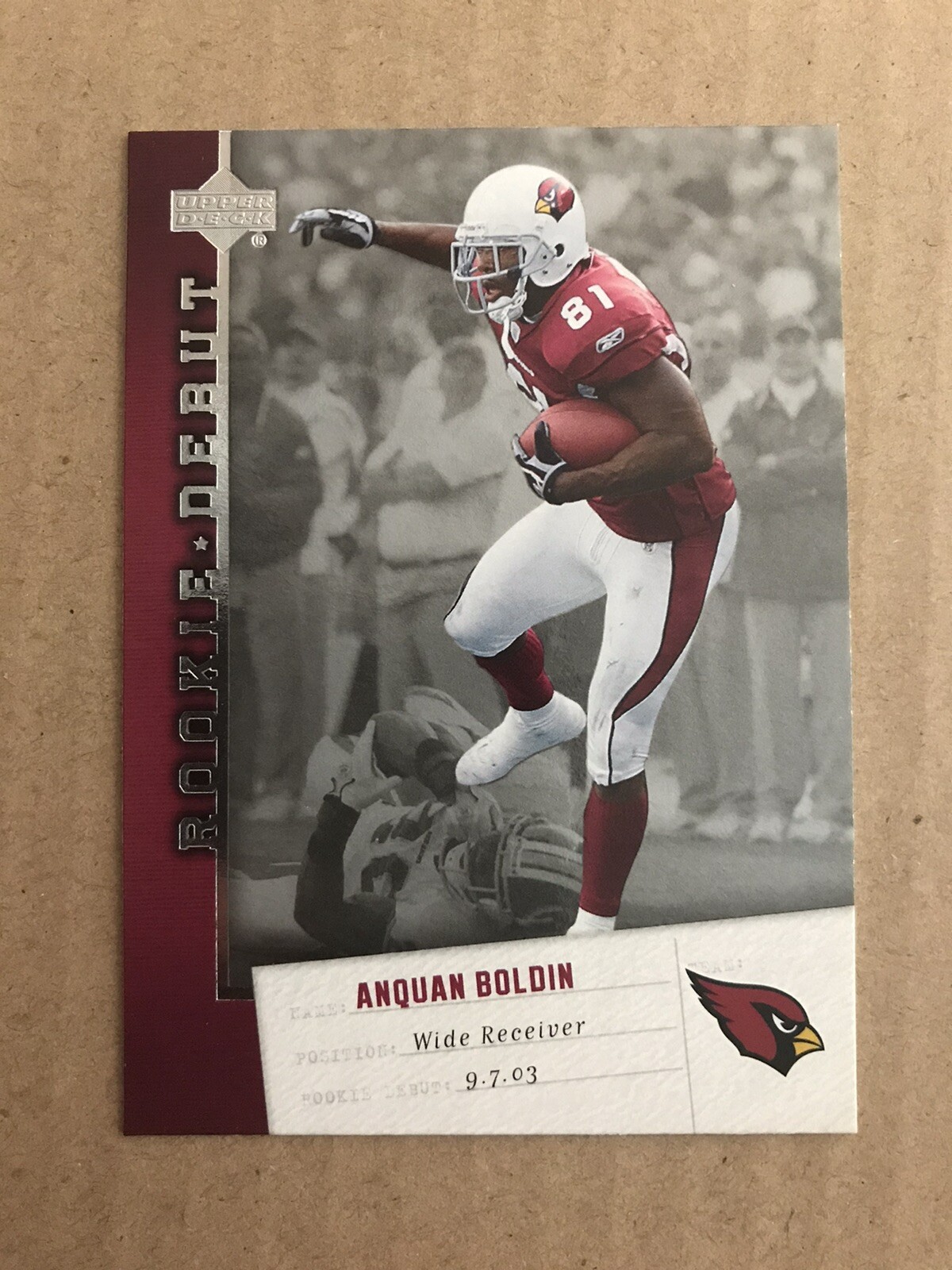 2006 UPPER DECK ROOKIE DEBUT FOOTBALL CARD YOU PICK YOU CHOOSE FROM LIST 1-191