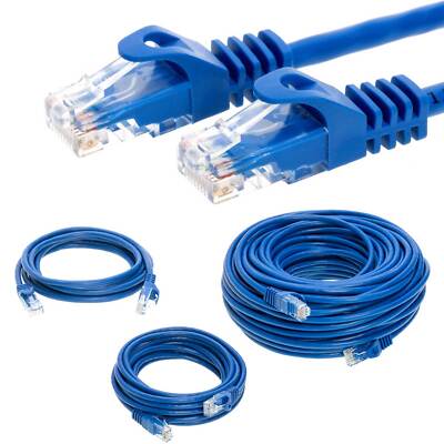 Cat5e CAT5 Network Ethernet Computer Patch Cable PC XBOX, PS3, PS4 Blue ...