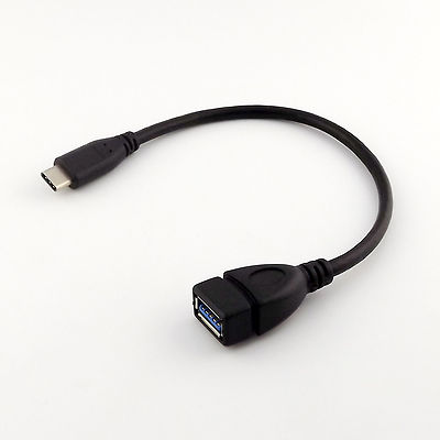 USB 3.1 C Male to USB 3.0 A Female OTG Data Charging Cable Adapter For Macbook