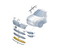 Calandre Volkswagen TIGUAN