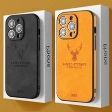 Leather Magnetic Magsafe Case For iPhone 17 16 Pro Max 15 14 13 Shockproof Cover