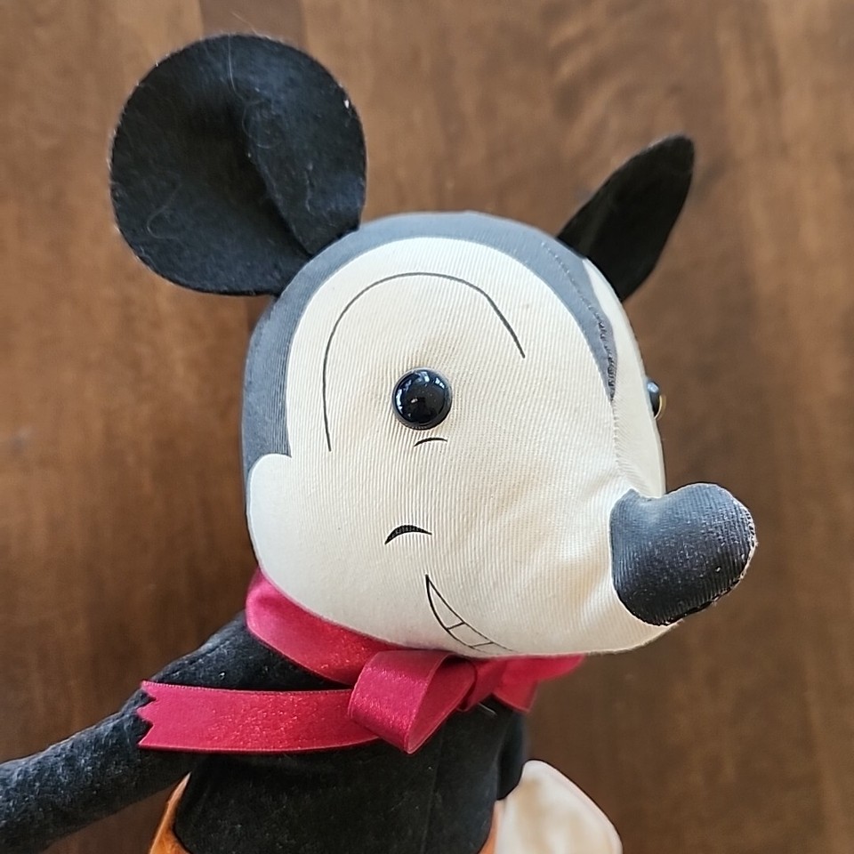 Mickey Mouse Posable Young Epoch Plush Doll 1930s Reproduction Disney ...