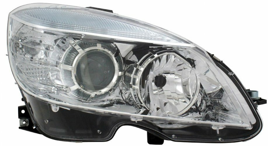 Phare avant droit Mercedes W204 pour corriger un vitrage jauni ou cassé