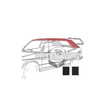 Capote per Golf 1 Cabrio, Tessuto, Nero, Tre Strati, OE Ref. 155871035G