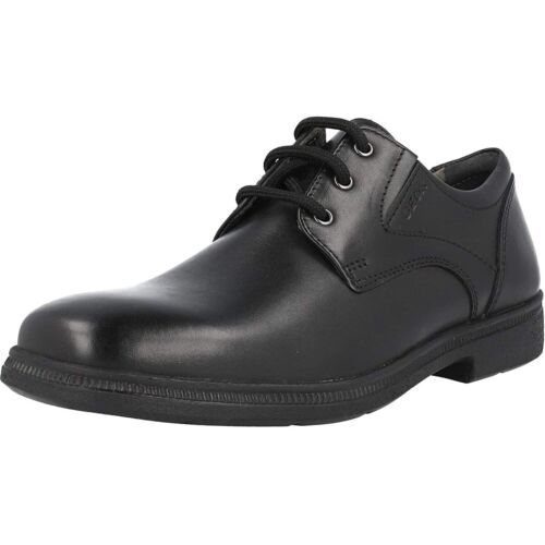 Geox Boys Federico Leather School Shoes FS7851 - Afbeelding 1 van 6
