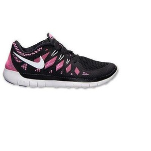 nike free run junior black