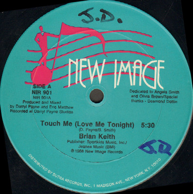BRIAN KEITH - Touch Me (Love Me Tonight) - neues Bild - 1988 - USA - NIR 901