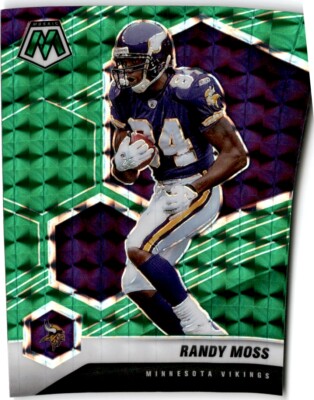 2021 Panini Mosaic #130 Randy Moss Green