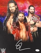 Seth Rollins Signed Autographed 11x14 Photo JSA Authenticated #7