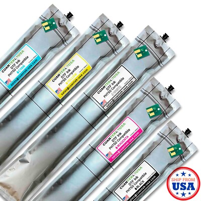 PHT50 Compatible DTF ink Packs for Mimaki TXF150-75, TXF300-75 Printers - CMYKW