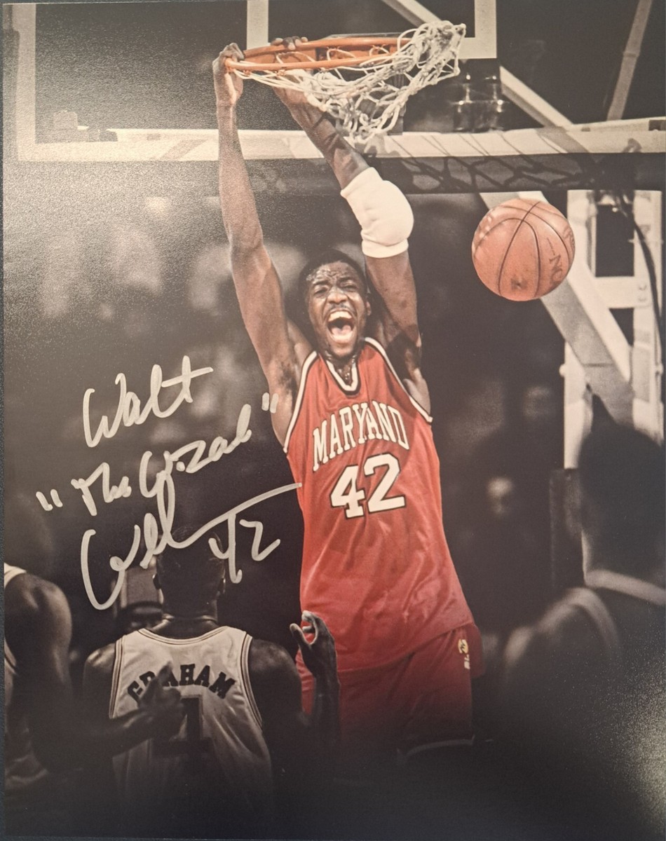 Walt Williams Maryland Terrapins Signed 8x10 Pic Autograph Photo