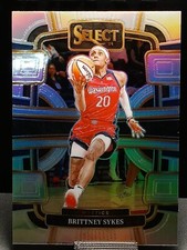 2024 Select Debut Edition Silver Prizm #3 Brittany Sykes Washington Mystics