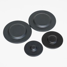 Gas Range Burner Cap Black 4 Pack Kit for Whi...