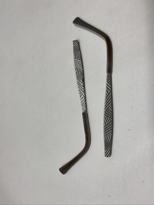JEAN LAFONT CLAIRE 409 135mm GRAY MATTE SILVER TEMPLE ARM PARTS /F02