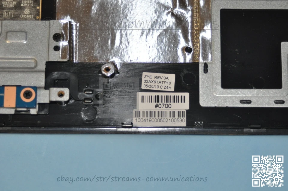 Reposamanos para computadora portátil HP Compaq CQ56-110US CQ56-115DX CQ56 CQ56-219WM con panel táctil Foto 4 de 4