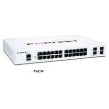 Fortinet FS-124F FortiSwitch-124F 4x GE port 4x SFP port 1x RJ45 console