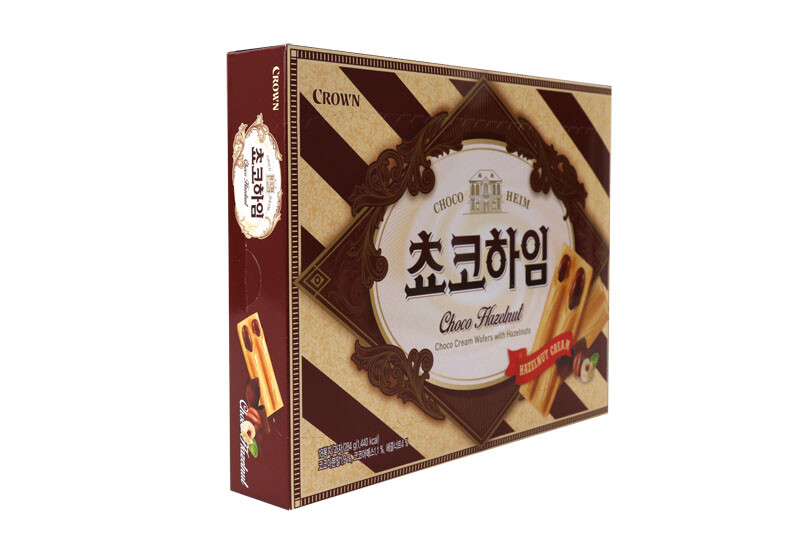 Korean Snack CROWN CHOCO HEIM 284g Crispy and Delicious Good Snack