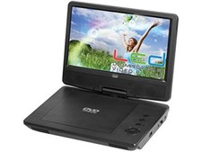 Trevi PDX 1409 Lecteur DVD Portable 9 Pouces LED USB Carte SD 16:9 Écran 180 Degrés