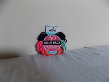 Scunci No Damage Elastics, 60 count Value Pack