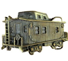 VTG 1979 USA Made Limited Ed. 271 Train Belt Buckle, Chicago Buckle Co., Preown