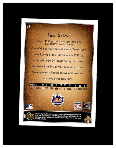 TOM SEAVER YOU PICK SEE SCANS OF EVERY CARD ALL TOM SEAVER CARDS ODD BALL METS - Bild 183 von 183