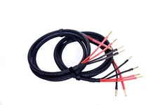 Van Damme Black Series Bi-Wire Speaker Cable 4x 2.5mm Terminated Pair