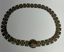 Vintage Sarah Coventry Camelot Etched Engraved Floral Design Medallion Belt