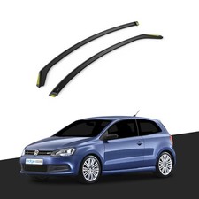 Windabweiser VW POLO MK5 6R/6C 2009-2017 3-türer Schrägheck Hatchback 2tlg ge...