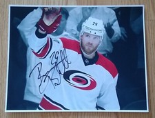 BRYAN BICKELL Carolina Hurricanes Signed 8.5 X 11 Photo NHL Autographed NHL