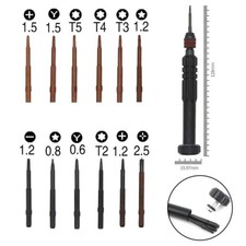 Image of Reliable 12 in 1 Precision Aluminum Screwdriver Toolkit for Mobile Phone Repair