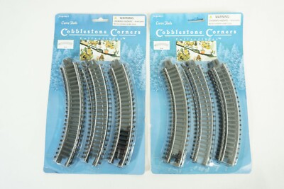 Cobblestone Corners Curved Track Lot of 2 New Packages B48