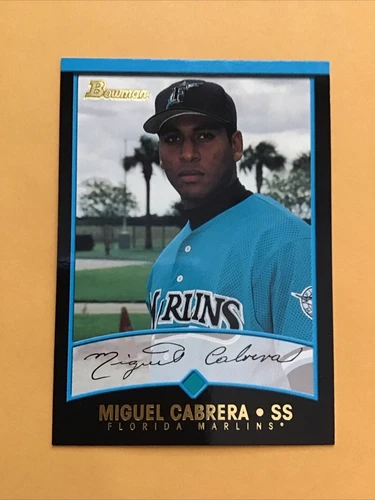 2001 Bowman #299 Miguel Cabrera Rookie NM-MT