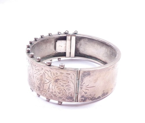 Brazalete antiguo 1955 José Smith plata esterlina sello Chester - Imagen 5 de 14