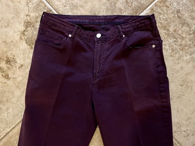 Bonobos Purple Cotton/Spandex Straight 