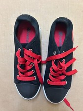 Heeley's X2 - Kids UK Size 2 (Black and Red) Free P+P
