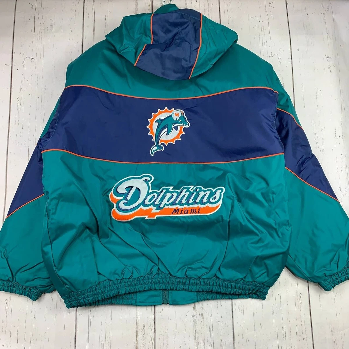 Vintage Miami Dolphins NFL XL Jeff Hamilton Sports Puffer
