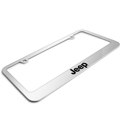 Jeep Mirror Chrome Metal License Plate Frame - Bild 2 von 7