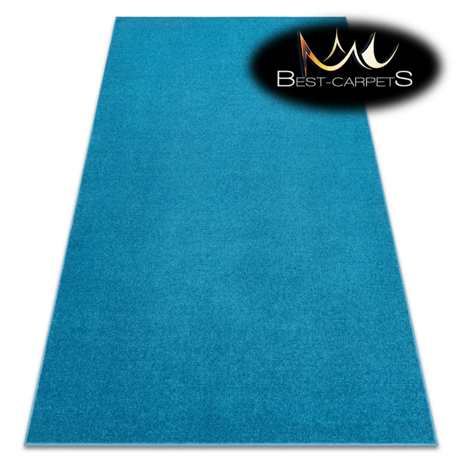 SOFT & CHEAP carpets rugs "ETON" walltowall turquoise Bedroom High