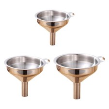 1 x miglior imbuto in acciaio inox con manico riempimento cucina imbuto in metallo piccolo grande