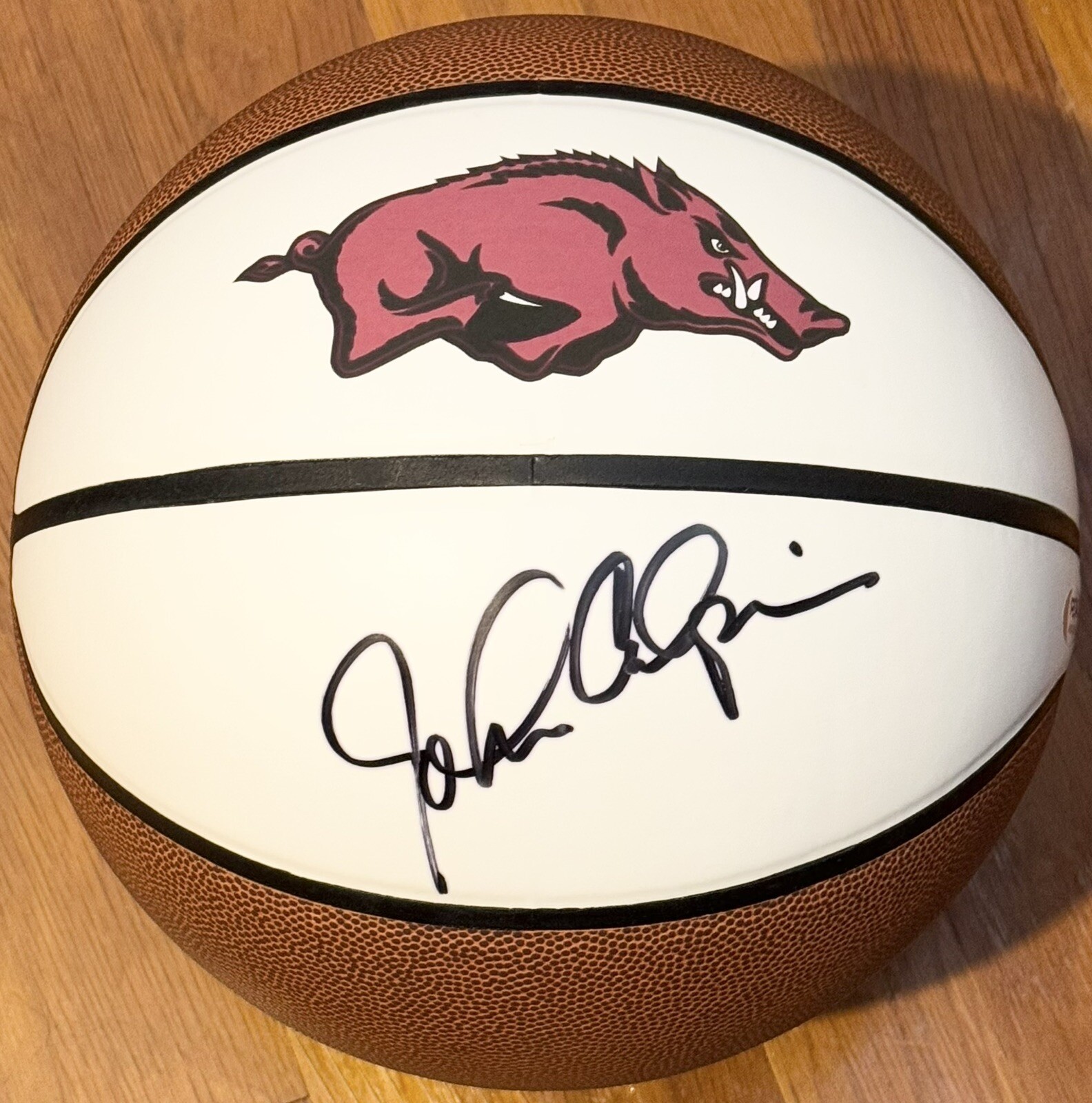 John Calipari Autographed Signed Arkansas Razorbacks Logo Basketball PSA/DNA 