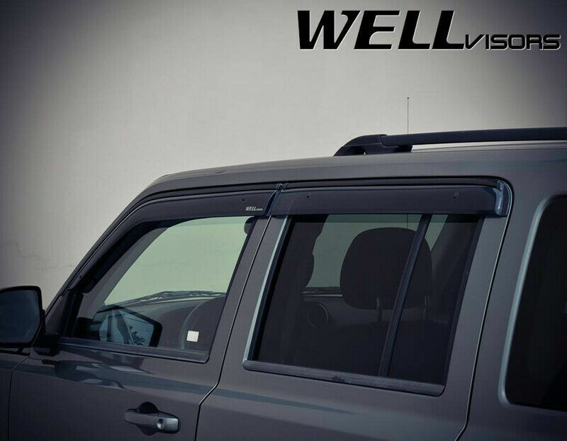 For 0717 Jeep Patriot WellVisors Side Window Deflectors Visors W