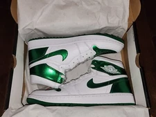 Nike Air Jordan 1 High G Golf Shoe White / Pine Green Men’s Size 10 New In Box