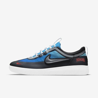 New Nike x Samborghini SB Nyjah Free 2 PRM Shoes - Blue/ Silver  (DC9104-400) | eBay