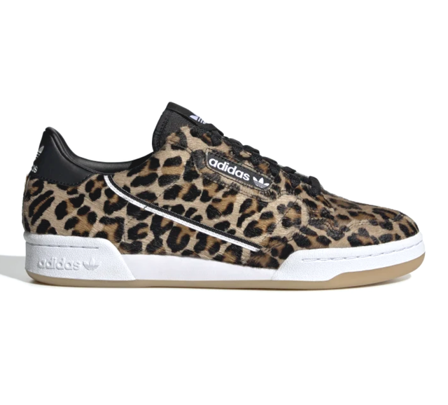 adidas originals continental 80 leopard print