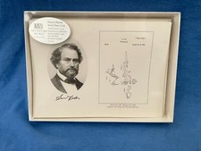 Famous Patents Greeting Cards Sealed SAMUEL COLT 1836 First Revolver Wild West