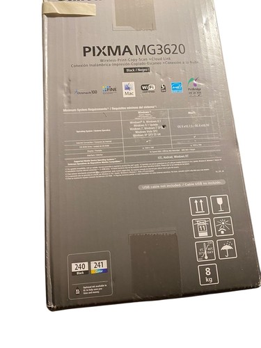 NEW Canon Pixma MG3620 (6420) All In One Wireless-Printer Black Color Inkjet - Picture 3 of 15
