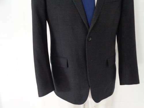 Men's Nail Head Blazer Paul Betenly Woven in IItaly fabric wool cashmere US 46 R - Picture 19 of 23