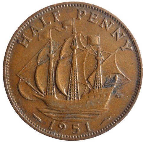 Scarce 1962 RARE JAMAICA HALF 1/2 PENNY Elizabeth II (657) | eBay